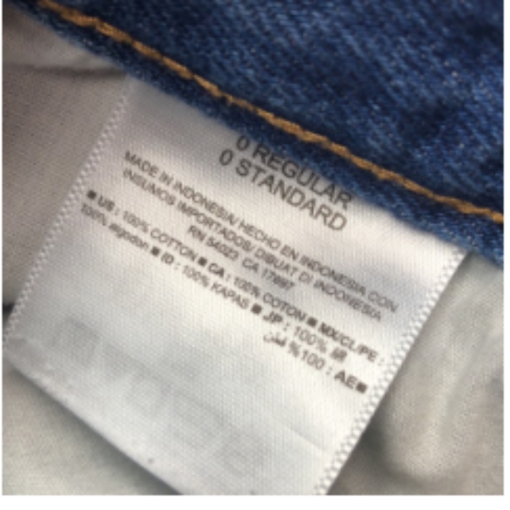 VINTAGE OLD NAVY FACTORY JEAN SHORTS 0/25 😎 - Picture 8 of 9